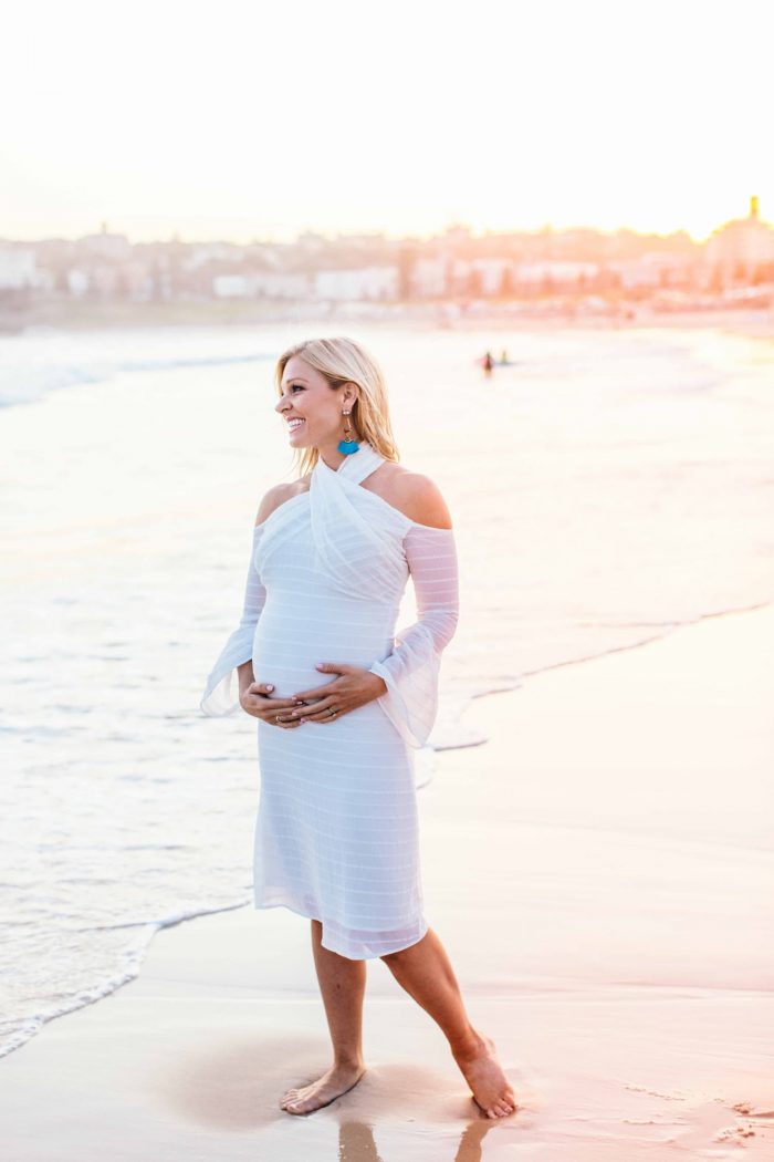 beach maternity photography