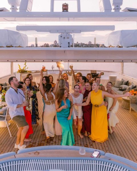 A beautiful event for Ahoy Club on Australia’s largest super yacht Mischief